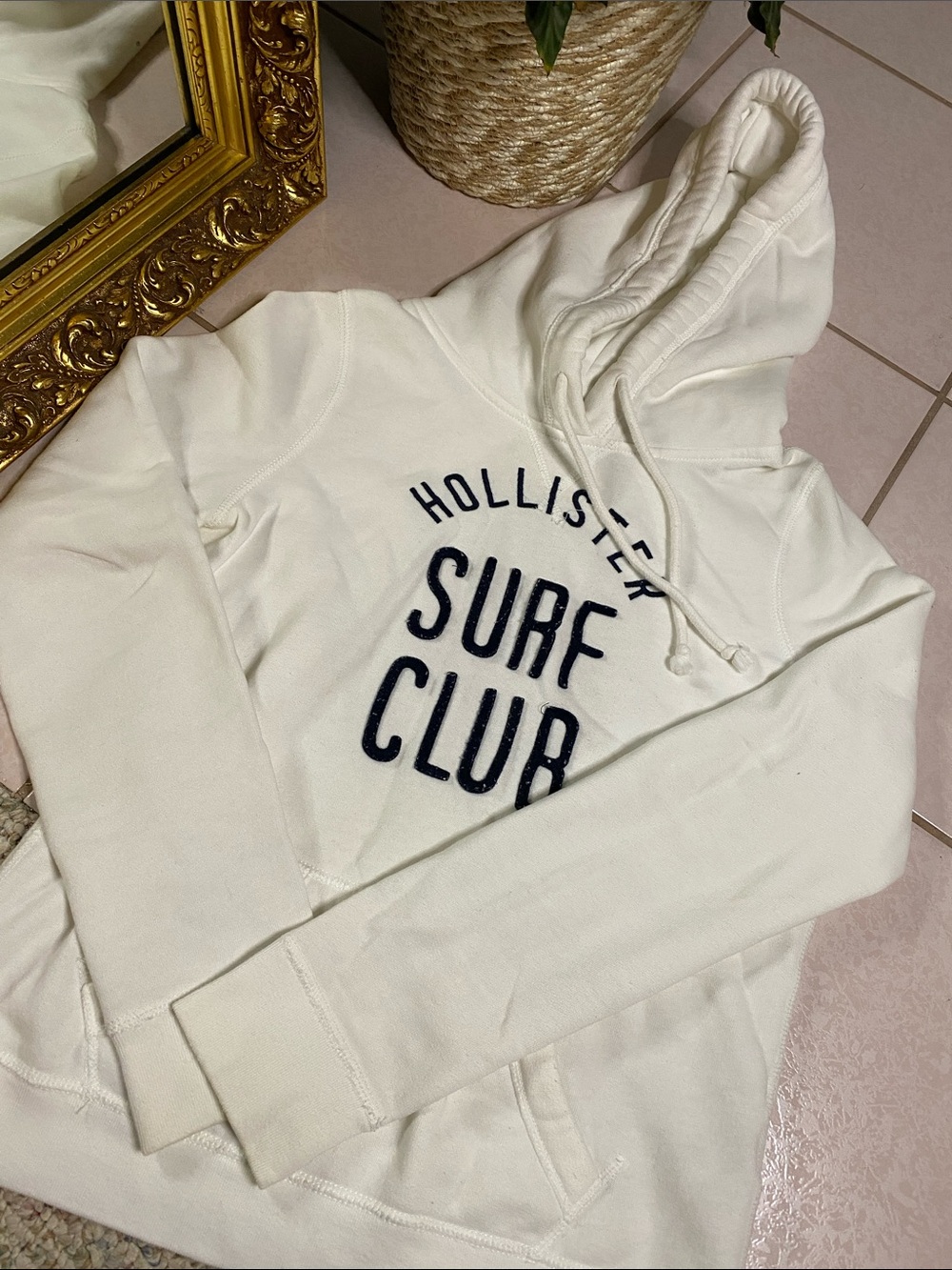 Vintage Hollister White Hoodie
